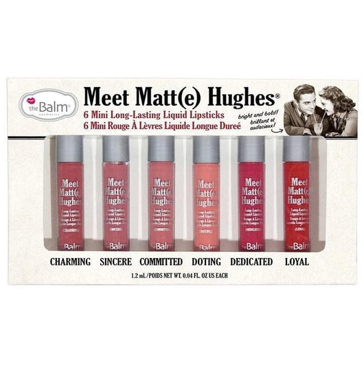 tajamaly-makeup-the balm 6 mini lipstick meet matt-ذابالم-ميت-مات-طقم-ارواج-قلوس-تجملي-اصلي